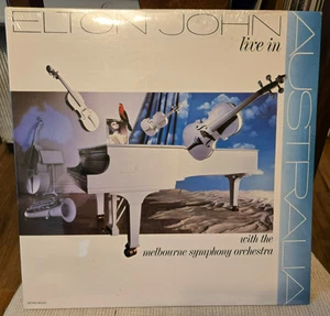 Elton John Live in Australia FACTORY SEALED LP 2 LP SET MCA 1987-NEW - Picture 1 of 2