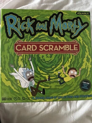 Rick and Morty Card Scramble Board Game In Excellent Condition 100% Complete - Image 1 of 4