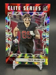 Trey McBride Elite Series Holo Foil 2025 Donruss Football Card TES-TMC Cardinals - Picture 1 of 2