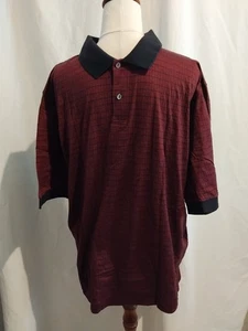 Vintage Tiger Woods Nike Red Ying Yang  Polo shirt size Large  - Bild 1 von 6