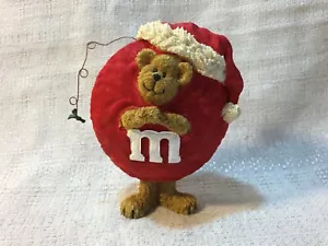 Boyds Bear Red M&M Peeker Christmas Resin Figurine 919014 - Picture 1 of 3