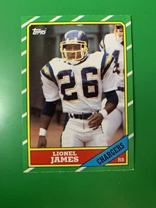 1986 Topps Lionel James San Diego Chargers #232 - Picture 1 of 2