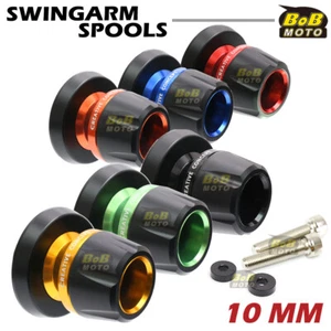 For Kawasaki ZZR600 07 08 09 BoB CNC Swingarm Spools - Picture 1 of 8