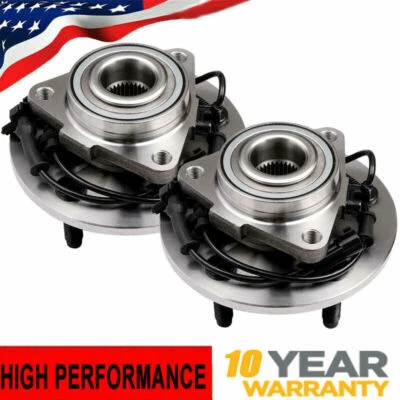 Buje de cojinete de rueda delantera para Dodge Ram 1500 2011 Ram 1500 2009 2010 con paquete de 2 ABS Foto 1 de 4