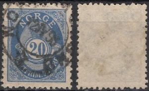 1565 Norway 1893-94, NK 58b, canc. perf 13.5 x 12.5. - Picture 1 of 1