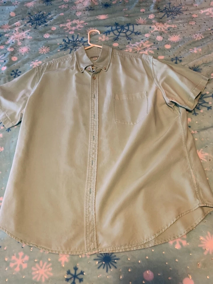 Merona Men’s Button Down Dress Shirt Size XL Collared Mint Green 100% Cotton - Image 1 of 1