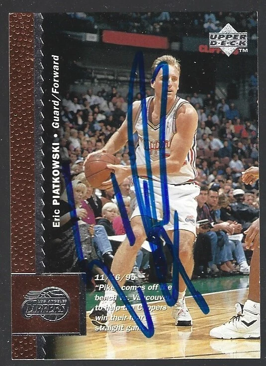 1996-97 Upper Deck #55 Eric Piatkowski IP autograph signed card - Image 1 of 1