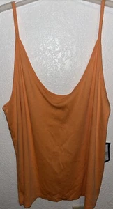 Universal Thread geripptes Tanktop Damen Gr. 4XL koralle mohnfarben - Bild 1 von 8