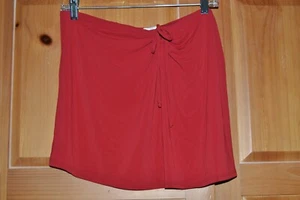 NEW ROBIN PICCONE CRANBERRY PULL-ON DANCE SKIRT WRAP STYLE. SIZE LARGE - Picture 1 of 3