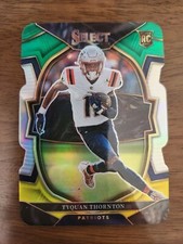 2022 Select Football DIE-CUT PRIZMs Black/Green ~ YOU PICK  RC Rookie Card