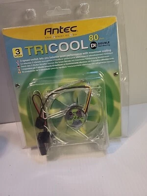 Antec Tricool 3 Speed 80mm Cooling Fan - Image 1 of 4