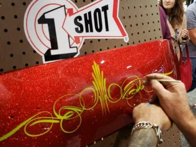 VON DAGO PRO-SERIES / ANDREW MACK KAFKA "Pro's Know" ~ PREMIUM # 2 Long Handel VON DAGO Scrolling and Pinstriping Brush