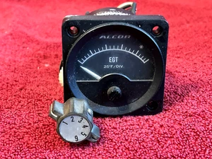ALCOR 2 1/4" EGT INDICATOR P/N 210-9A - Picture 1 of 6