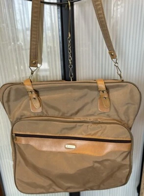 Samsonite Silhouette 5 Suit Garment Bag Folding Travel Luggage 20x45” Gold Mesh - Image 1 of 4