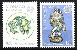 Monaco - Kunsthandwerk Satz postfrisch 1976 Mi. 1230-1231 - Bild 1 von 1