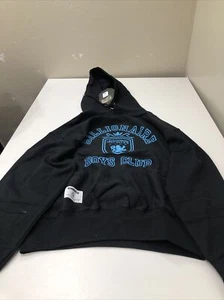 BILLIONAIRE BOYS CLUB COTTON HOODIE Black & Blue Size L - Picture 1 of 3