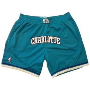 MITCHELL & NESS NBA AUTHENTIC SWINGMAN SHORTS CHARLOTTE HORNETS 92-93 XXL - Picture 1 of 16