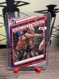 2023 Donruss UFC Dominators PURPLE LASER  #8 Kamaru Usman 2/99 SP LOW NUMBER! - Picture 1 of 3