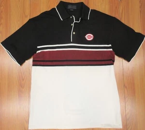 VTG CINCINNATI REDS ANTIGUA 100% COTTON POLO SHIRT TEAM COLORS MEDIUM, M - Picture 1 of 4