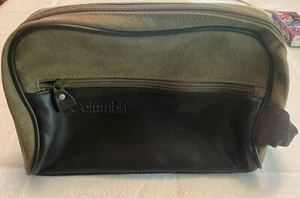 COLUMBIA Canvas Accessory Case TRAVEL KIT Toiletry Bag EUC. PH - Picture 1 of 5
