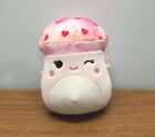 Peluche Squishmallows 5" Molly the Mushroom Valentines jouet doux ~ Excellent