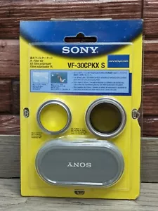 Sony 30mm Lens Filters VF-30CPKXS MC Protector & PL Filter New In Package - Picture 1 of 7