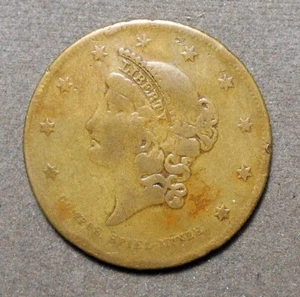 Game Counter: Fuld & Rulau Tny-2, Double Eagle $20 Gold Counter, brass, 34mm, re - Picture 1 of 2