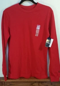 New! Men's SMALL RED Shirt Spalding - Long Sleeved Wear under Sweater - Picture 1 of 3