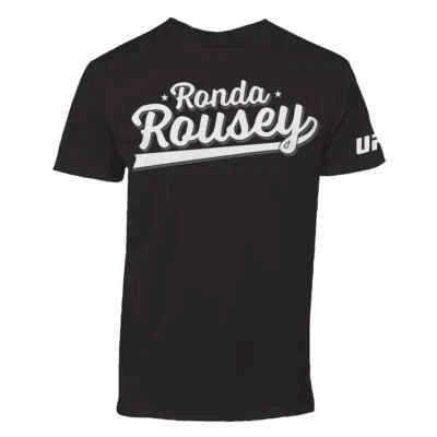 Ronda Rousey UFC 193 Script Black T-Shirt Men's Small S 2015 vs Holly Holm WWE - Image 1 of 4