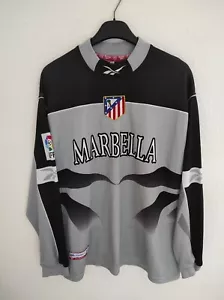 ATLETICO DE MADRID 1999-2000 Goalkeeper camiseta shirt trikot maillot maglia L - Foto 1 di 7
