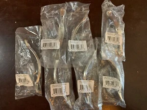 CABINET PULL 3-3/4"cc Satin Nickel Luxe Hardware Resources 323-96SN New Lot x7pk - Picture 1 of 9