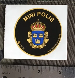 Swedish National Police Little Helper Sticker - Bild 1 von 1