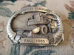 Vintage 1985 Massey Ferguson Combine Limited Edition Gürtelschnalle - Bild 1 von 2