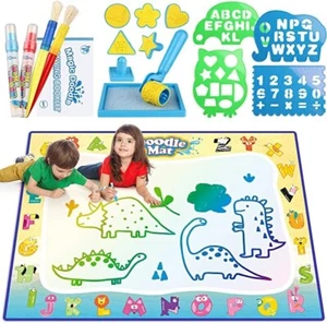 Kids Water Doodle Mat With ABC Letters, Animals Alphabet, Play Pad - Picture 1 of 1