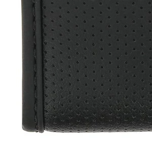 Sumex Comfort Grip italienische atmungsaktive schwarze Lederlenkradabdeckung - GROSS - Bild 1 von 6