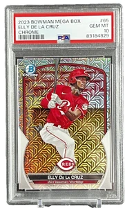 2023 Bowman Chrome Mega Box Mojo Refractor Elly De La Cruz #BCP-65 PSA 10 Reds - Picture 1 of 2