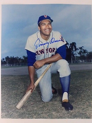 Tommy Davis New York Mets Dodgers Orioles Autographed 8x10 Signed Photo 16B - Image 1 of 2