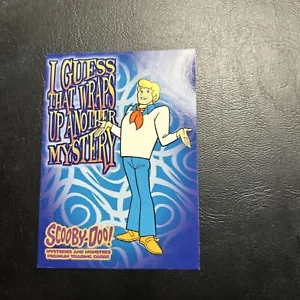 Jb14 Scooby Doo Mysteries And Monsters 2003 Inkworks S7 Fred Sticker I Guess - Picture 1 of 2