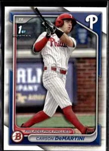 2024 Bowman Draft Paper Carson DeMartini Philadelphia Phillies #BD-89 5 Card Lot - Picture 1 of 2