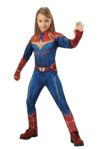 Captain Marvel Kids Halloween Costume Size Medium - Picture 1 of 2