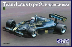 Ebbro 20019 Lotus Type 91 Belgian Gp 1982 Kit Montaggio 1/20 - Foto 1 di 2