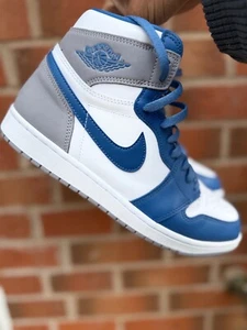 Nike Jordan 1 Retro High OG True Blue Boxed SizeUK 10 - Picture 1 of 13