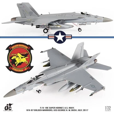 Jc Wings 1/72 F/A-18E Super Hornet USN VFA-87 Golden Warriors, resolución inherente Foto 1 de 4