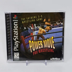 Power Move Pro Wrestling (PlayStation 1 PS1) CIB COMPLETO Y PROBADO - Imagen 1 de 3