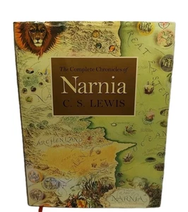 The Complete Chronicles of Narnia by C.S Lewis 2000 Illus. HC By Pauline Baynes - Picture 1 of 24