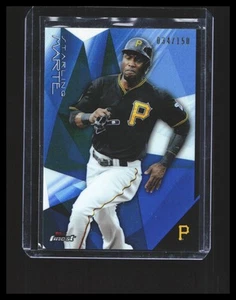2015 Starling Marte Topps Finest Blue Refractor /150 #28 Pittsburgh Pirates - Picture 1 of 3