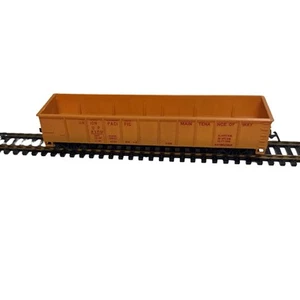 TYCO HO SCALE: MoW UNION PACIFIC Yellow Gondola UP No. X159 VINTAGE Model Train - Picture 1 of 2