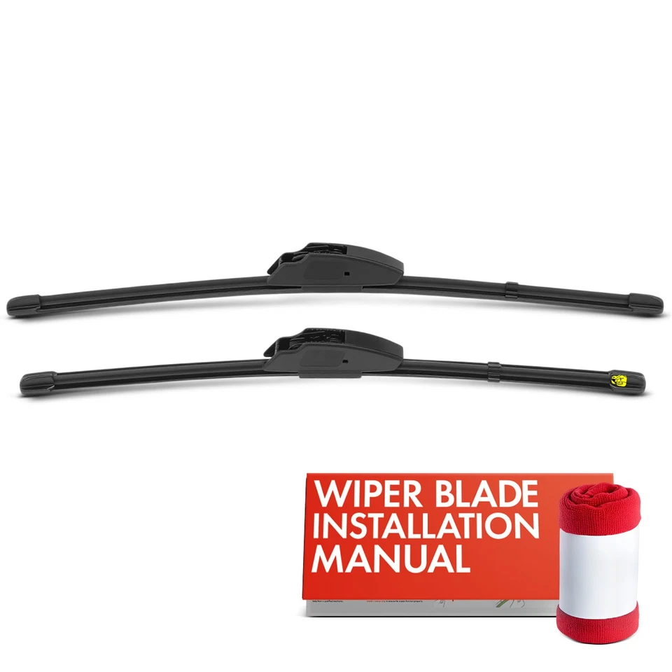 2x lâminas de limpador de para-brisa dianteiras 17" e 16" para Hummer H3 2006-2010 H3T 2009-2010 - Imagem 1 de 4