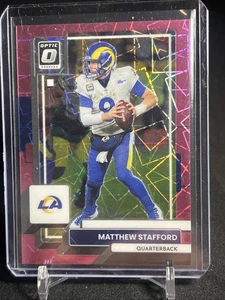 2022 Panini Donruss Optic Pink Velocity Prizm Matthew Stafford /79 eBay 1/1 - Picture 1 of 5