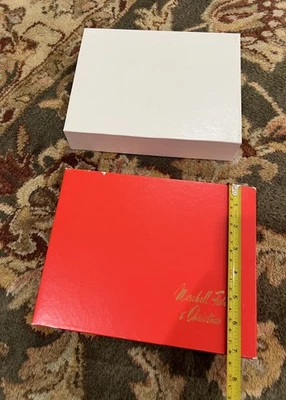 Vintage Marshall Field's  & Christmas Red Gift Box - Image 1 of 4